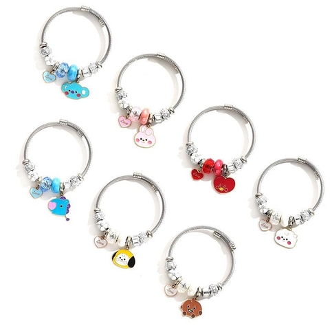 Vòng tay charm BT21 loại xịn