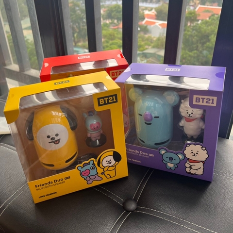 Loa Bluetooth BT21 Friend Duo + Figure