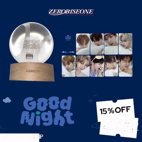 Zerobaseone Mood Light - Đèn bàn kèm set 9 card Zerobaseone ZB1