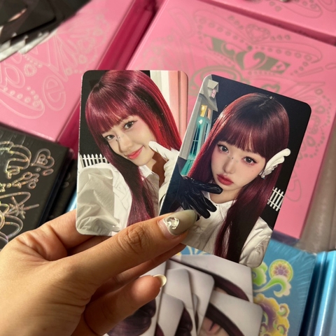 Photocard IVE SWITCH chính hãng, thẻ ảnh bo góc IVE chính hãng
