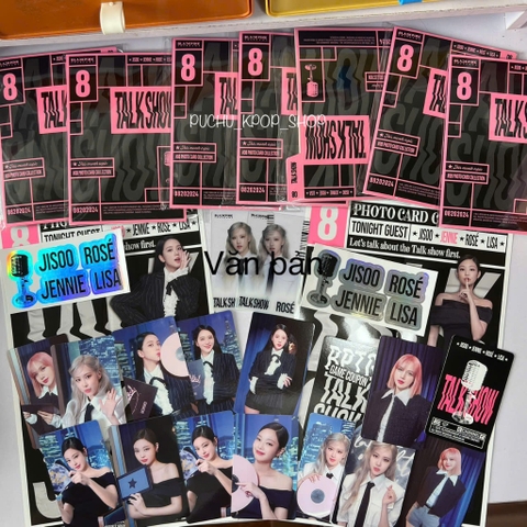 Tách lẻ photocard Talk Show BLACKPINK