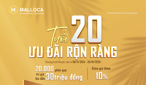 Khuyến mãi Malloca Tháng 11 & Tháng 12 Năm 2024