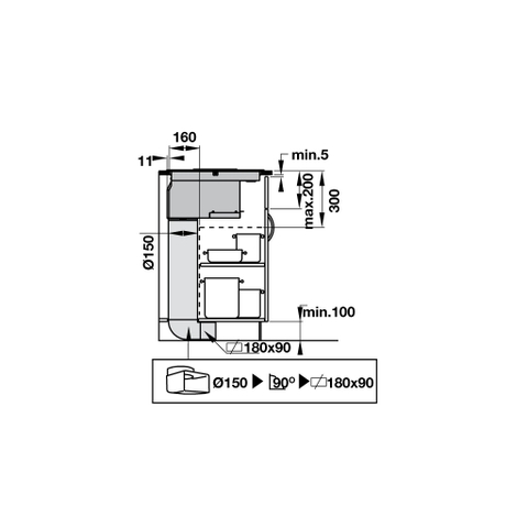 Bếp Từ Kết Hợp Máy Hút Mùi Hafele 536.61.655