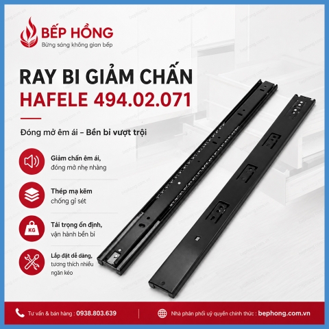 Ray Bi Giảm Chấn 300mm Hafele 494.02.071