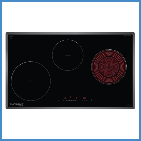 Bếp Điện Từ Âm 3 Vùng Nấu Eurosun EU-TE882G