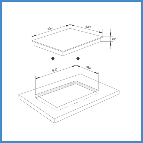 Bếp Từ Âm Malloca MI 7302 EMS