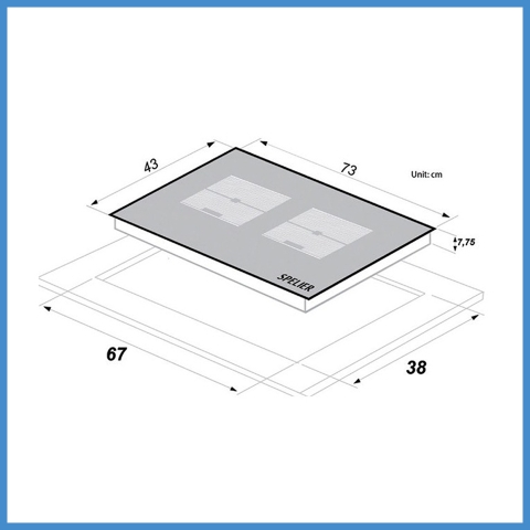 Bếp Từ Đôi Spider SPE IC 1188 EG