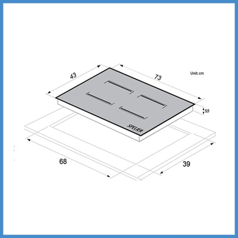 Bếp Từ Đôi Spider SPE IC 928 C/PLUS