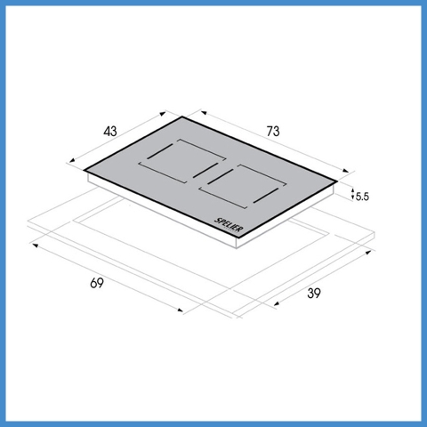 Bếp Từ Đôi Spider SPM 528I PLUS