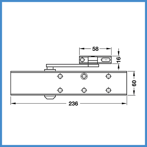 Tay Đẩy Hơi Cùi Chỏ 100Kg Hafele 931.84.669