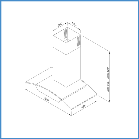 Máy Hút Mùi Áp Tường Malloca MC 7018HS