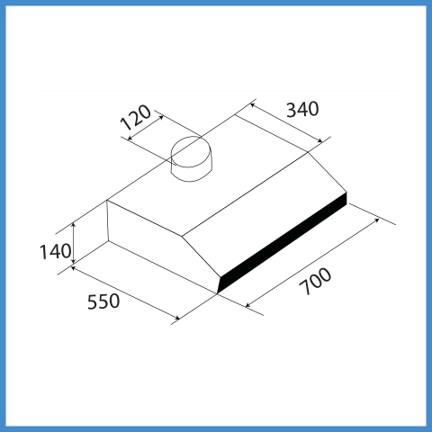 Máy Hút Mùi Cổ Điển Kaff KF-701I