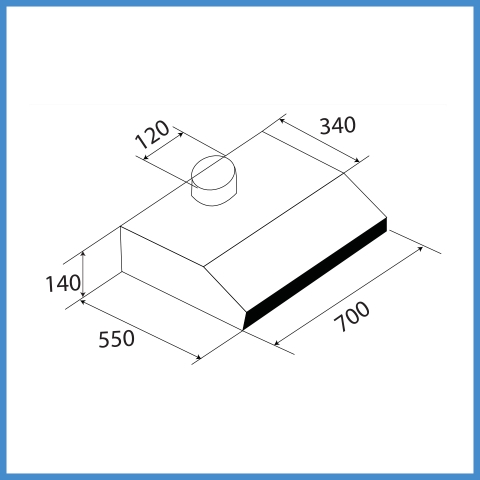 Máy Hút Mùi Cổ Điển Kaff KF-70I