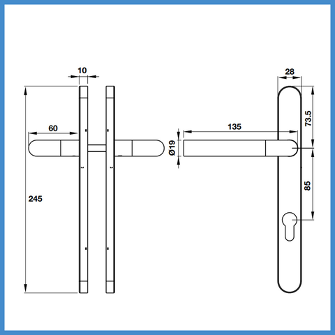 Tay Nắm Lập Thể Hafele 903.92.262