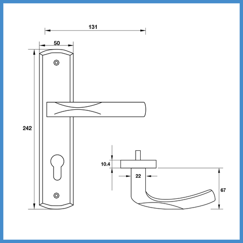 Tay Nắm Lập Thể Hafele 903.98.462