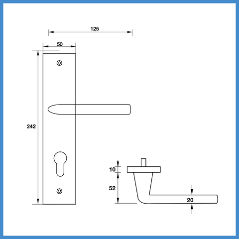 Tay Nắm Lập Thể Hafele 903.98.465