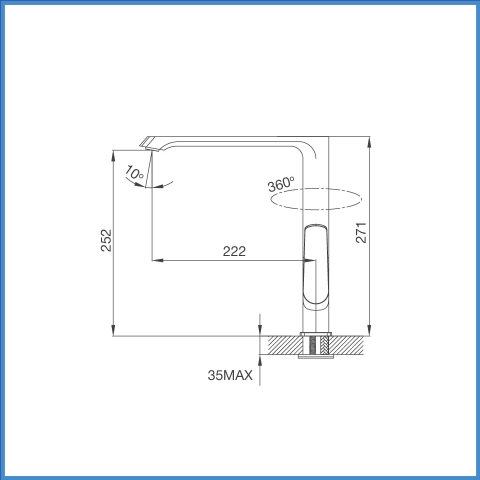 Vòi Chậu Rửa Chén Malloca K82C