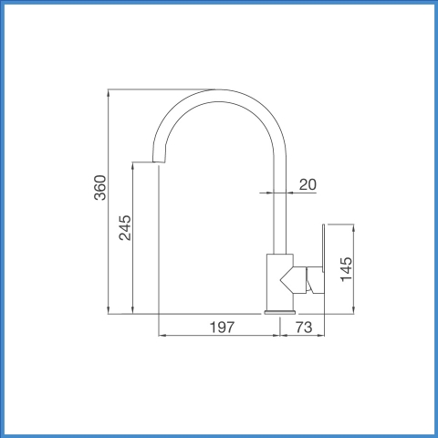 Vòi Chậu Rửa Chén Malloca MF-062