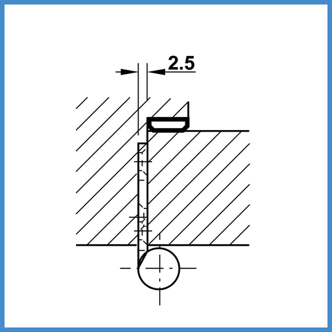 Bản Lề Âm Dương 45Kg Hafele 926.96.100