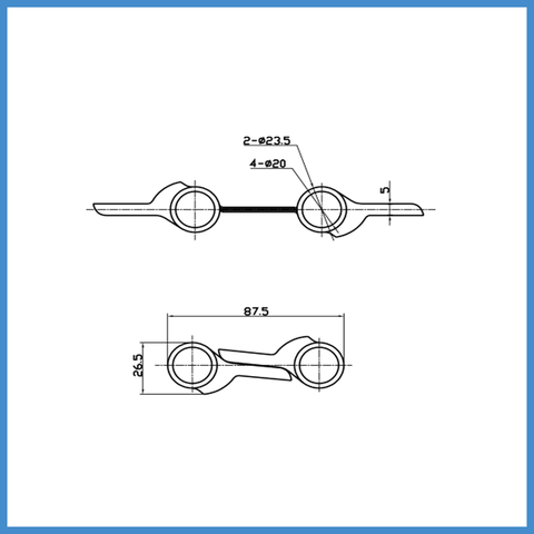 Bản Lề Bật 2 Chiều 5'' Hafele 927.97.060