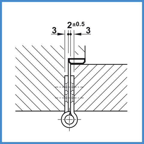Bản Lề Lá 120Kg Hafele 926.98.020