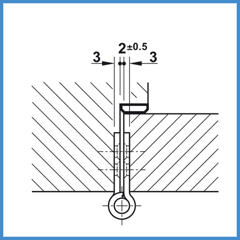 Bản Lề Lá 120Kg Hafele 926.98.060