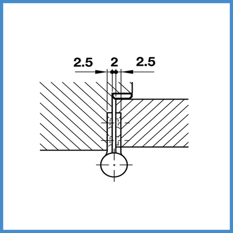 Bản Lề Nâng Hạ Trái 20Kg Hafele 926.27.503