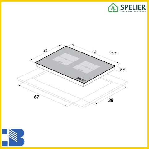 Bếp Từ Đôi Spider SPE IC 1188 KPLUS