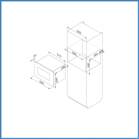 Lò Vi Sóng Âm Tủ Malloca MW-927BG(Đen)