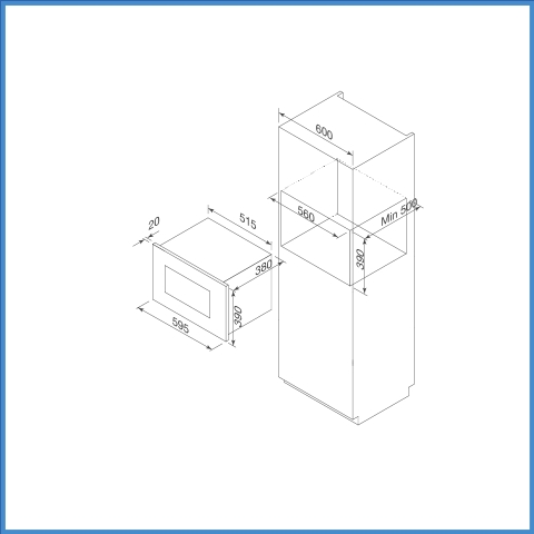 Lò Vi Sóng Âm Tủ Malloca MW-927I