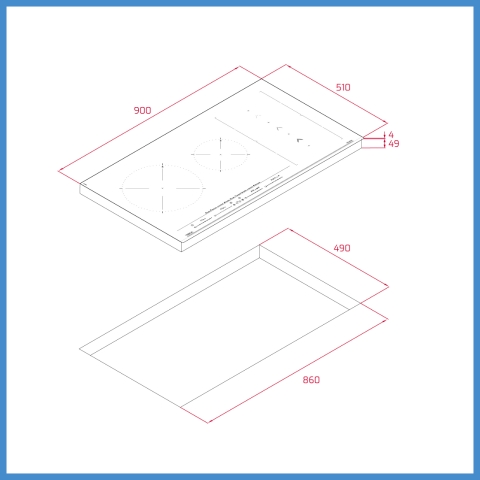 Bếp Từ Lắp Âm Teka IZS 96600 MSP