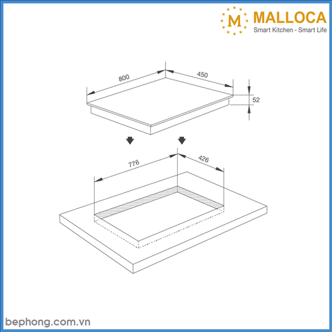 Bếp Từ Skylux Malloca MH-803