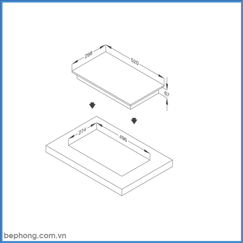 Bếp Điện Domino Malloca MDR 302