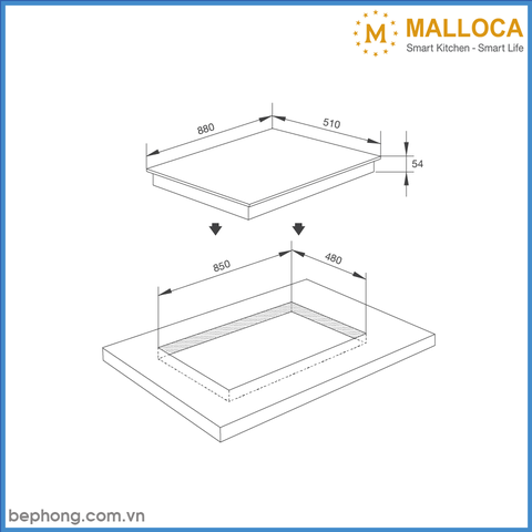 Bếp Từ Skylux Malloca MH-885