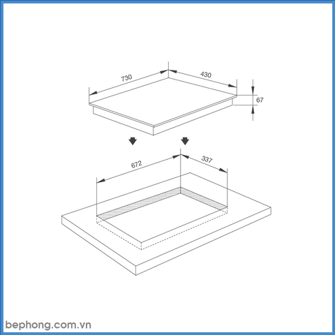 Bếp Từ Malloca MI 732 SL