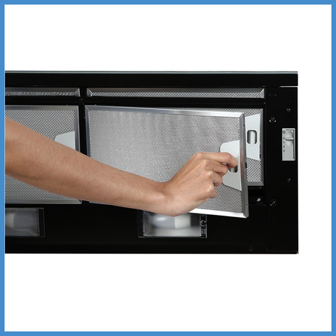 Máy Hút Mùi Âm Tủ Mặt Kính Đen HH-SG70A Hafele 533.89.021