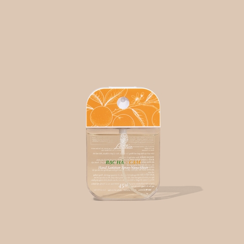 Hand Sanitizer Spray Bergamot Mint - Bạc hà Cam