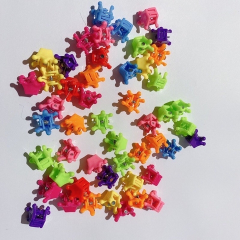 COMBO 5 SET (10K/SET) 50 KẸP CÀNG CUA MINI TÚI ZIP