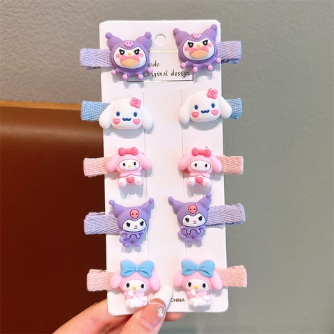 VĨ 10 KẸP MÁI BỌC VẢI HOẠT HÌNH KORUMI MELODY MS1104 (1)