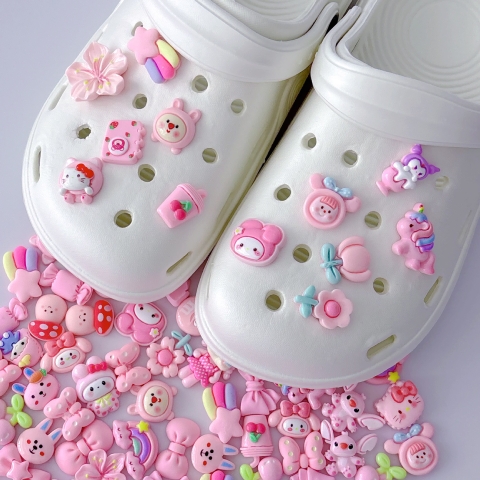 COMBO 5 SET (50 CÁI) NÚT GẮN DÉP CROSS- CHARM GẮN DÉP