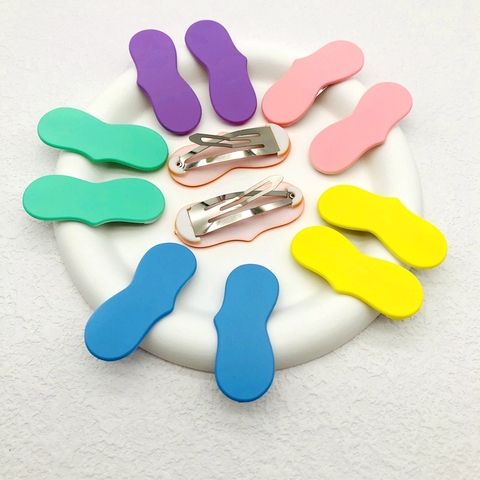 COMBO 100 KẸP MÁI NHÁM TRÁI TIM MÀU PASTEL MS1119 (1)