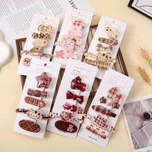 VĨ 5 KẸP MÁI BUỘC TÓC KITTY MS1143