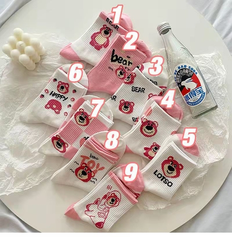 COMBO 5 SET (57K/SET) -SET 10 ĐÔI TẤT LOTSO CỔ CAO SIZE LỚN 35-40