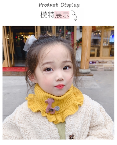 COMBO 5 CÁI (13.5K/ CÁI) KHĂN ỐNG HƯU CỔ NHÚN CHO BÉ GÁI 1-6 TUỔI