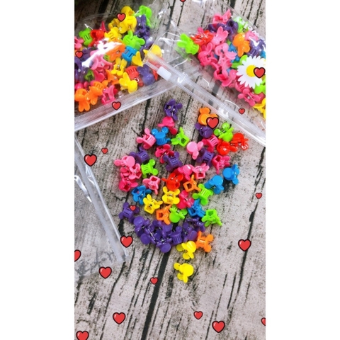 COMBO 10 SET - 50 KẸP CÀNG CUA MINI TÚI ZIP