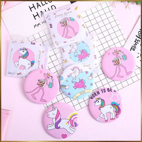 GƯƠNG MINI CẦM TAY BỎ TÚI NHIỀU MẪU