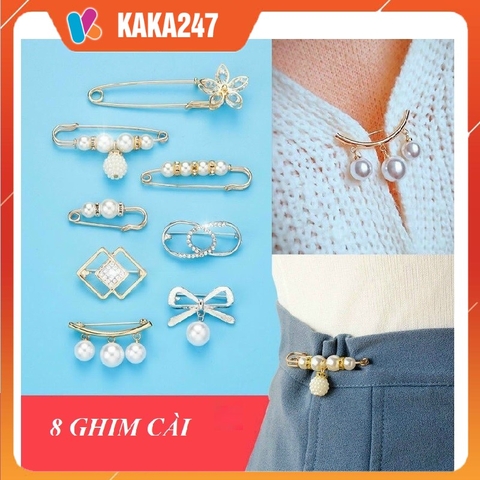 COMBO 5 SET 8 GHIM CÀI ÁO CÀI QUẦN MỚI (GIÁ: 20K/SET)