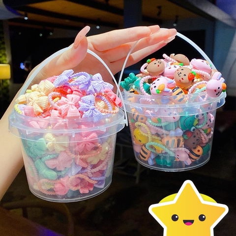 COMBO 5 XÔ (28K/ XÔ) XÔ 50 SỢI CHUN BUỘC TÓC CHO BÉ