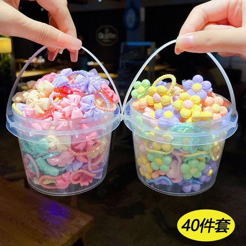 COMBO 20 XÔ (27.5K/ XÔ) XÔ 50 SỢI CHUN BUỘC TÓC CHO BÉ