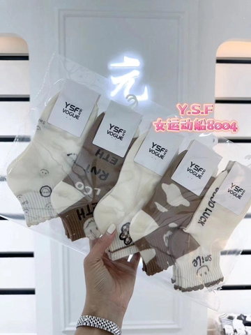 COMBO 5 SET (61K/SET) LỐ 10 ĐÔI VỚ NGẮN HÀNG COTTON XỊN